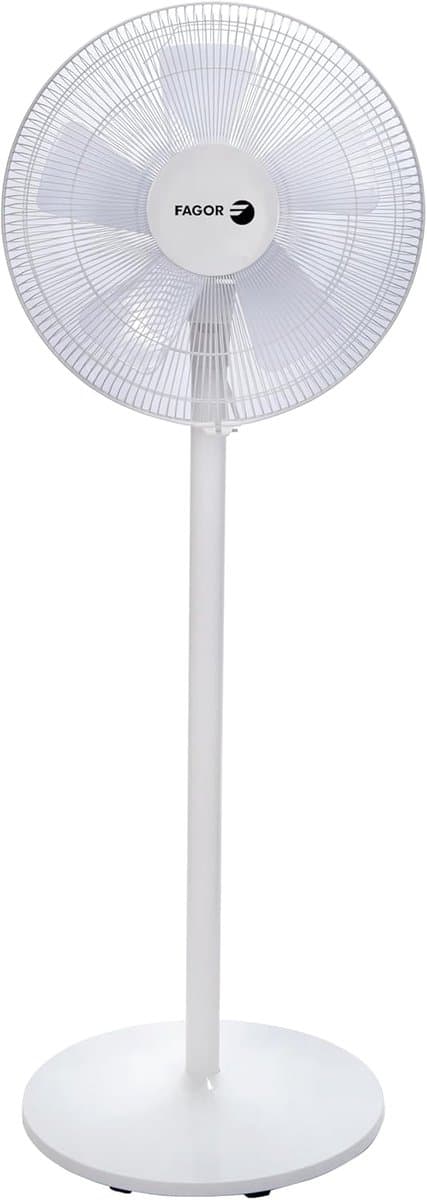 Staande Ventilator - Vloer Ventilator - Ruimte Koelen - 5 Krachtige Bladen - 40 Watt - Wit — afbeelding 1