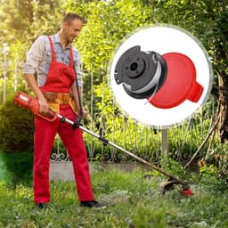 SnelShoppen - 6 Reserve Draadspoelen voor Eén-Hell Grasmaaier GE-CT 18/28 Li TC, 1.6 mm, Geschikt voor TLE-03 Spool, Tuinaccessoires — thumbnail 4