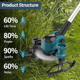 21V Krachtige Grasmaaier Machine Draadloze Onkruid Wacker Elektrische Eater Mini Maaier Wieden Trimmen Tool G — thumbnail 4