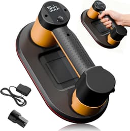 Accu stofzuiger 300 kg zuigkracht - voor tegels, glas en marmer - LCD display, 4500 mAh batterij - tot 12 uur gebruik - ShopVlot — thumbnail 1