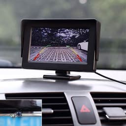 HD Mini 4.3 inch Monitor Digital TFT LCD 800 * 480 In-dash Parking Video System Parking Assist 2 RCA Screen for Car - ShopVlot — thumbnail 4