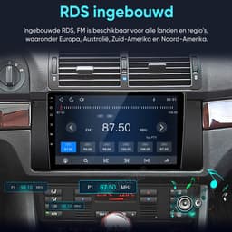 Awesafe Autoradio - Geschikt Voor BMW X5 E53 5 serie E39 - Draadloos Carplay Android Auto - Linux systeem - Touchscreen - Bluetooth Wifi — thumbnail 5