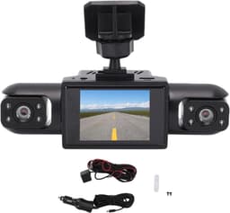 4-kanaals Dashcam - Auto Camera Set - Veiligheid Onderweg - 360 Graden Dekking - 1080p HD - Zwart — thumbnail 1