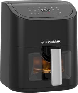 Heteluchtfriteuse - Airfryer Frituurpan - Gezond Koken - Bovenste Display - 52 Liter - Zwart — thumbnail 1