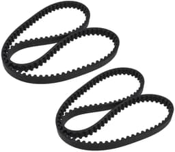 Dailygoods - Aandrijfriem - Grasmaaier riem - Rubber - 107 tanden - 856 mm omtrek - Geschikt voor Stiga 105 hatchback - Zwart — thumbnail 1