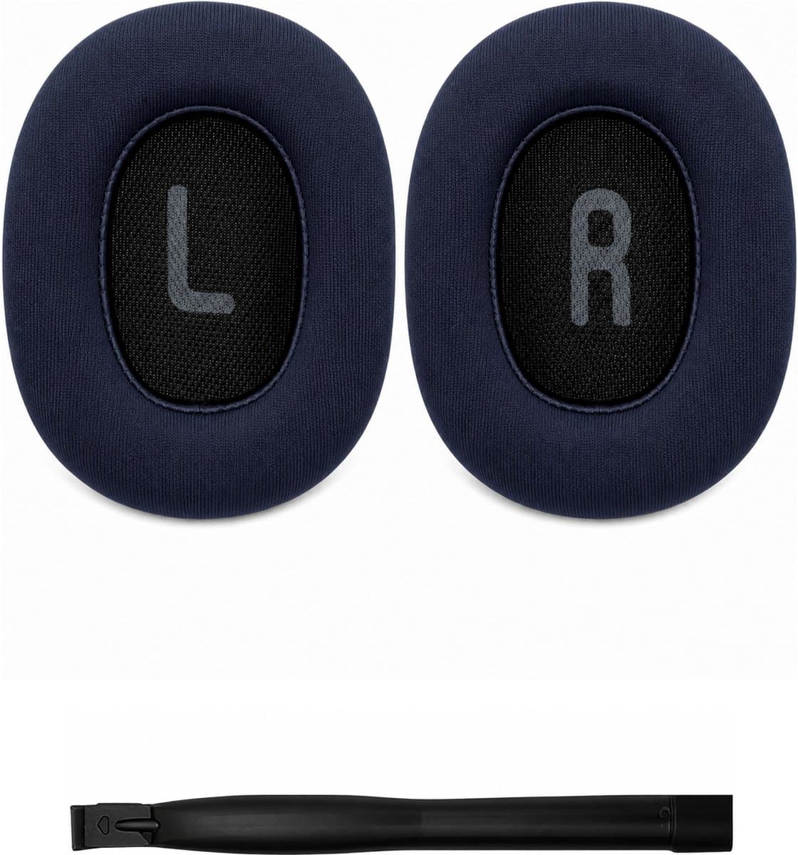 Set Oorkussens voor JBL Koptelefoon - Tune 770NC Oorkussen - Tune 770 / Tune 760NC / T760NC / Tune 760BTNC / Tune 750BTNC / Tune 750BT / Tune 720BT / Tune 720 - Kunstleer met Traagschuim - Blauw — afbeelding 1