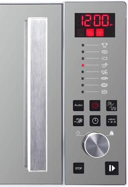 Magnetron met Grill - Oven Combi - Snel Eten Bereiden - Automatisch Programma - 26 Liter - Zilver — thumbnail 3