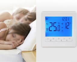 Programmeerbare Slimme Thermostaat met LCD Display voor Elektrische Verwarming — thumbnail 4