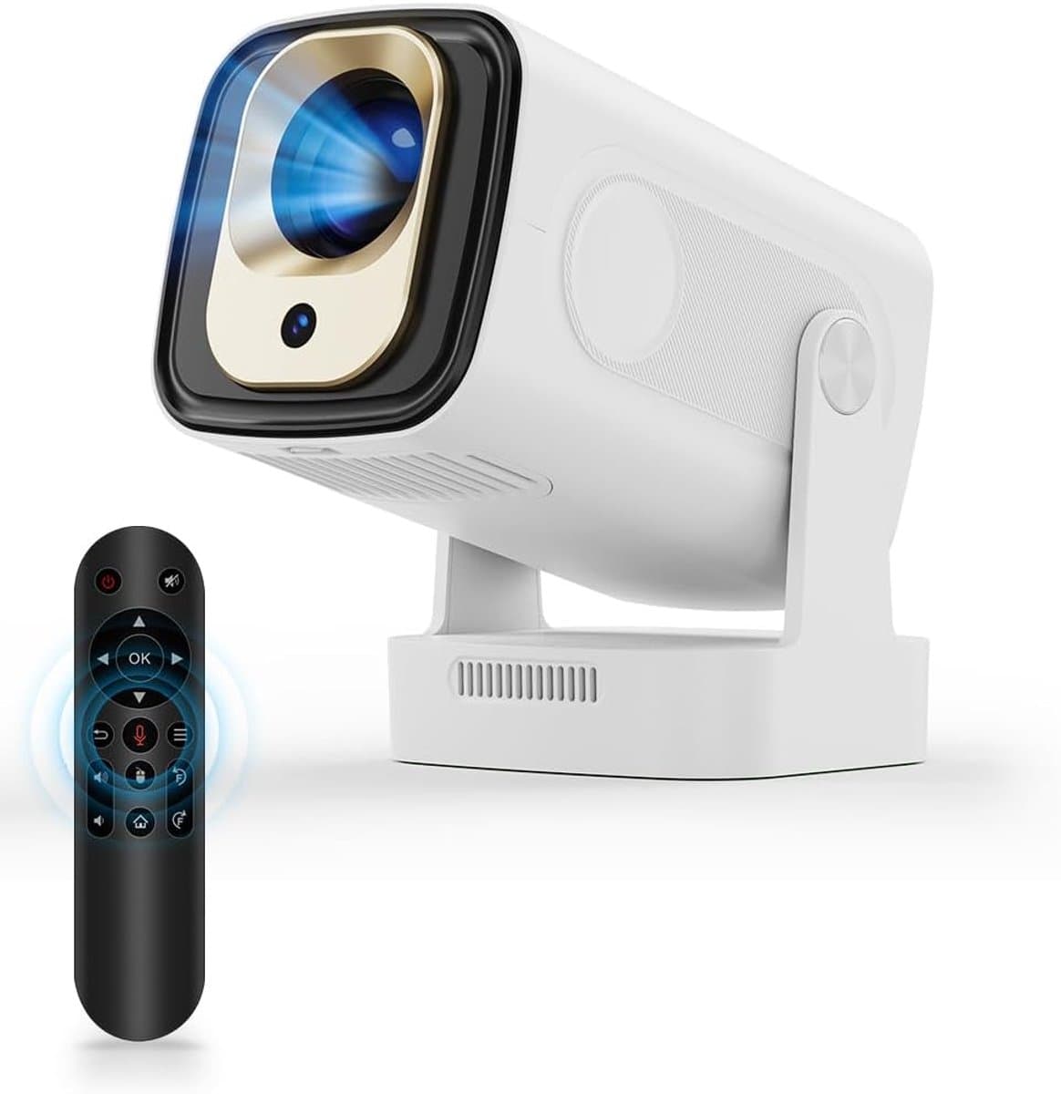 Mini Beamer Full HD 1080p – 260 ANSI Lumen – Autofocus – WiFi 6 en Bluetooth 5.4 – 4K Ondersteuning — afbeelding 1