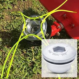 Grasmaaierkop Aluminium - Trimmerkop Bosmaaier - Gazon Onderhoud - Massief Aluminium - M12 M10 M8 - Zilver — thumbnail 3