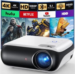 Lìon® Mini Beamer - Beamer - Projector - Wit - 21cm x 18cm x 10cm — thumbnail 4