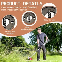 SnelShoppen - Brush Cutter Set Grasmaaier Koppeling Tuingereedschap Vervangingsonderdelen Grasmaaier Koppeling + Veer voor GX35/140/139/40-5/TU43 — thumbnail 2