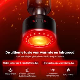 Massagepistool - Aluminium - Infrarood Warmtefunctie - Diep Weefsel Massage - Voor Sportliefhebbers — thumbnail 5