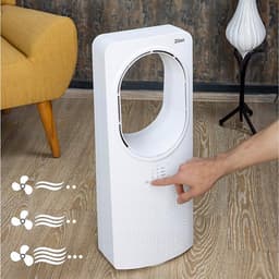 Zilan Torenventilator 50W met LED Display en Afstandsbediening – 60 m³/u – Witte Kolomventilator voor Woonkamer en Slaapkamer — thumbnail 2