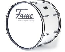 Fame Marching basDrum 18"x12", met Tragegordel & Beater - Marching bass drum