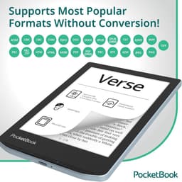 Verse - E reader - E-Ink Carta HD - 6inch - 8GB - 758 × 1024 - Wifi - Touchscreen - Smartlight - ondersteuning 25 formaten - 182g - 42 Taalcombinaties - — thumbnail 2