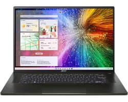 Acer Swift Edge SFA16-41-R0EX AMD Ryzen™ 5 6600U Laptop 40,6 cm (16") WQUXGA 16 GB LPDDR5-SDRAM 512 GB SSD Wi-Fi 6E (802.11ax) Windows 11 Home Zwart