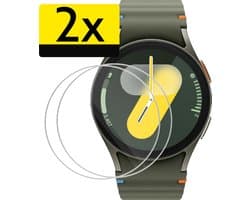 Screenprotector Geschikt voor Samsung Watch 7 (40 mm) Screenprotector Bescherm Glas Screen Protector - Screenprotector Geschikt voor Samsung Galaxy Watch 7 (40 mm) Gehard Glas - 2 Stuks