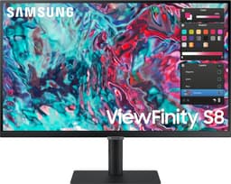Samsung ViewFinity S80TB - LS27B800TGUXEN - 4K Thunderbolt Monitor - RJ45 - USB-Hub - Ergonomisch - 27 inch — thumbnail 2
