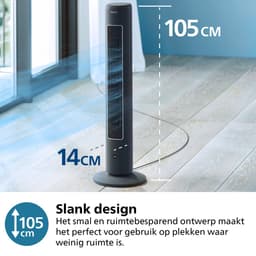 Philips Serie 5000 - Ventilator - CX5535/11 - Torenventilator — thumbnail 4