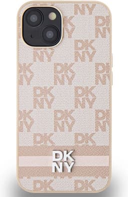 DKNY - iPhone 15 Plus - Luxe Skins - Roze - Lederen Design — thumbnail 4