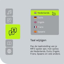 Smart MP3 Speler Bluetooth en Wifi - 16+64GB - 4 HD Touchscreen - BT 4.1 - MP4 Video Speler - Streaming Apps - Voice Recorder - M400 - Zwart — thumbnail 4