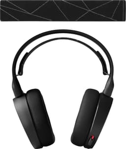 kwmobile vervangende koptelefoonband voor SteelSeries Arctis 3 / Arctis 5 koptelefoon band - Nylon zachte hoofdband voor hoofdtelefoon in zwart / grijs — thumbnail 2