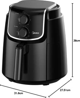 Airfryer XL 4 liter met Dual Cyclone Technologie - Gezonder Frituren met 90% Minder Vet — thumbnail 8