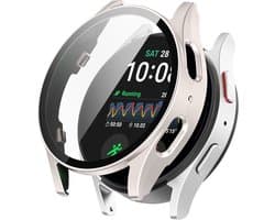 Watch case screenprotector - hoesje - gehard glas - geschikt voor Samsung Galaxy Watch 7 (44 mm) - sterrenlicht