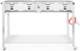 HENDI Grill-Master Quattro – 4 branders – roestvast staal – 1330x600x920 mm — thumbnail 1