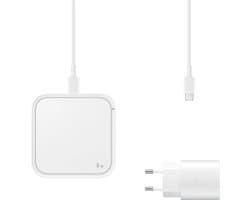 Samsung Wireless Charger Pad - met travel adapter - Wit