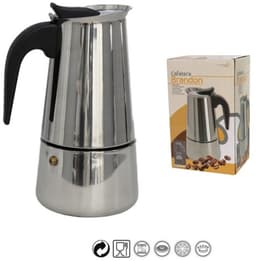 Gerimport Percolator espressomaker - 2 kopjes - RVS - 14x11 cm — thumbnail 2