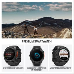 Garmin fenix 8 - 47mm - Multisport Smartwatch - AMOLED-Scherm - Donkergrijs/zwart — thumbnail 7