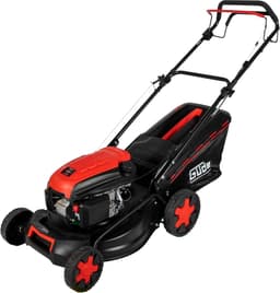Benzine grasmaaier - Loopmaaier - Gazon onderhouden - Achterwielaandrijving - 46 cm snijbreedte - Zwart rood — thumbnail 5