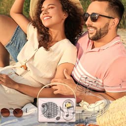 Oneay Retro Bluetooth-speaker – Vintage draagbare draadloze speaker met Bluetooth 5.0, ondersteuning voor TF-kaart, USB-stick en AUX-ingang – Groen — thumbnail 4
