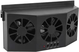 ONF3 - Voertuig Afzuigventilator - Zonne-energie - Draagbare ventilator voor auto - Energiezuinige ventilatie - Koeling en ventileren - Geschikt... — thumbnail 3