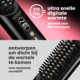 REVAMP BR-1950 - Straight and Go Compact Brush Stijlborstel Zwart — thumbnail 5