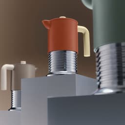 Alessi Vite Percolator - 6 kops - Bruin - Inductie — thumbnail 2
