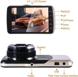 Dashcam Auto - DVR Camcorder - Veilig Rijden - Dubbele Lens - 1080P HD - Zwart — thumbnail 4