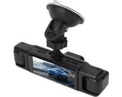 Dashcam Auto - Voertuigcamera - Veilig Rijden - Vier Lenzen Dekking - 15x11x7 cm - Zwart