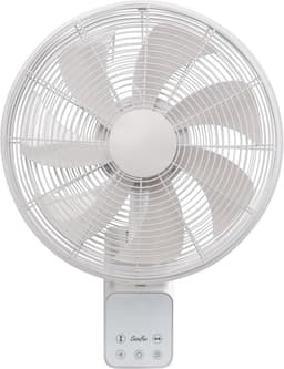 Wandventilator - Muurventilator Eco - Ruimte Koelen - Met Afstandsbediening - 5 Snelheden - Wit — thumbnail 3