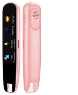 Scan Vertaalpen - Draagbare Handscanner voor Tekstvertaling - Offline Vertaalapparaat met Camera - Ondersteunt Engels Duits Frans Japans en Meer - Geschikt voor Reizen en Studie - Roze — thumbnail 1