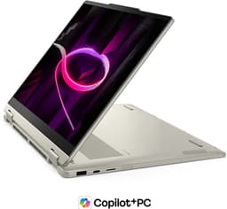 Lenovo Yoga 7 2-in-1 14AGP11 Copilot+ PC AMD Ryzen AI 7 445 Hybride (2-in-1) 35,6 cm (14") Touchscreen 2.8K 32 GB LPDDR5x-SDRAM 1 TB SSD Wi-Fi 7 (802.11be) Windows 11 Home Engels Schelp (kleur) — thumbnail 5