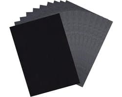 Zwarte carbonpapier A4 voor het overbrengen van afbeeldingen op papier, hout, canvas, keramiek en metaal - 50 vellen