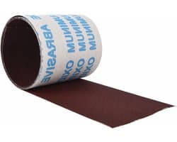 Zacht Schuurpapier Granule 320 voor Polijsten van Metaal, Glas en Hout - 1 m Lang, 95 mm Breed