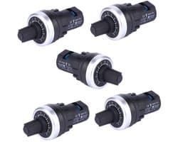 Potentiometer voor Paneelmontage 10K - 5 Stuks voor Variabele Snelheidsregeling en Terugloopfuncties