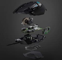 Logitech G502 HERO High Performance Wired Gaming Mouse - Zwart - Bedrade Gaming Muis met HERO 25K Sensor, 25.600 DPI, RGB Verlichting, 11 Programmeerbare Knoppen, Verstelbare Gewichten & On-Board Memory voor PC/Mac — thumbnail 2