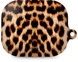 xoxo Wildhearts hoesje geschikt voor Airpods Pro 1 / Pro 2 - Wild Thing - Ook als telefoonhoesje verkrijgbaar - schokbestendige case geschikt voor Airpod Pro (2) - koptelefoon case - Tijgerprint / luipaardprint - dierenprint hoesje - panterprint