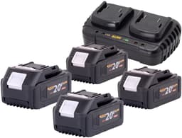Procraft PLM20bb accu grasmaaier 40 V ( 2x 20 V ) 370 mm borstelloos + 4x accu 4,0 Ah + oplader — thumbnail 5
