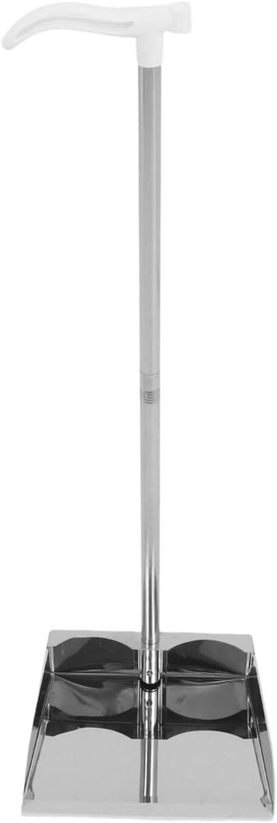 Roestvrijstalen Stofpan - Lange steel - Comfortabel schoonmaken - Ergonomisch ontwerp - 24.7 x 21 cm - Zilver — afbeelding 1